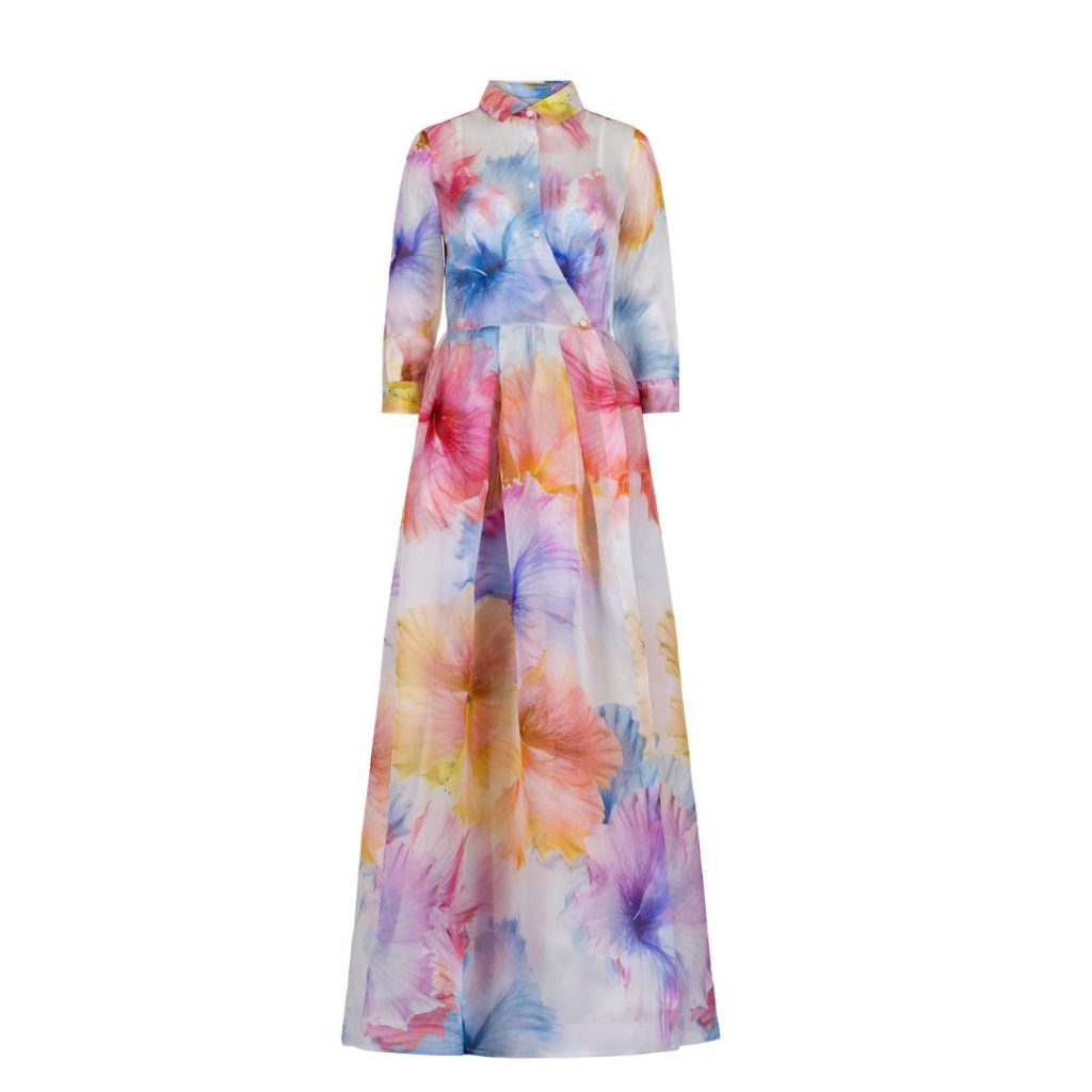 Sara Roka Elenat sd Long Wrap Shirtdress - Elenat