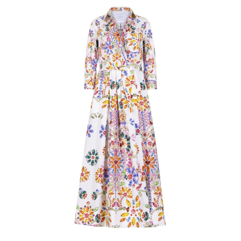 Sara Roka ELENAT 96 Wrap Shirtdress - Elenat